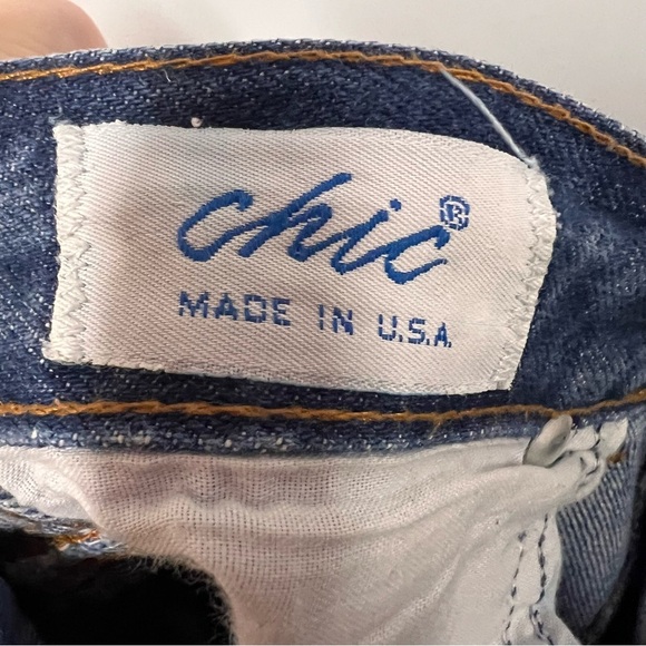 Vintage 1980s made in the USA Chic Mom Jeans size 13 - Picture 8 of 14
